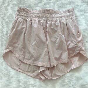 Lululemon Track That High-Rise Lined Short 3” Size 8 Pink